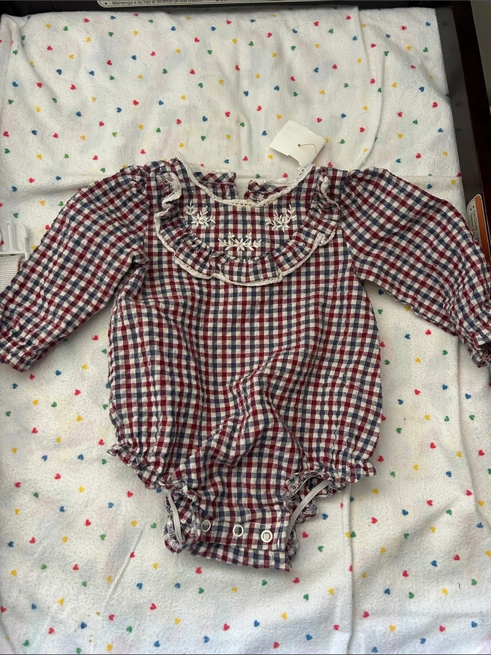Baby girls southern bell inspired romper 6-9 months